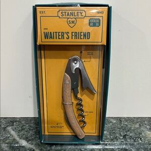 Stanley Waiter's Friend with Green and Silver Design